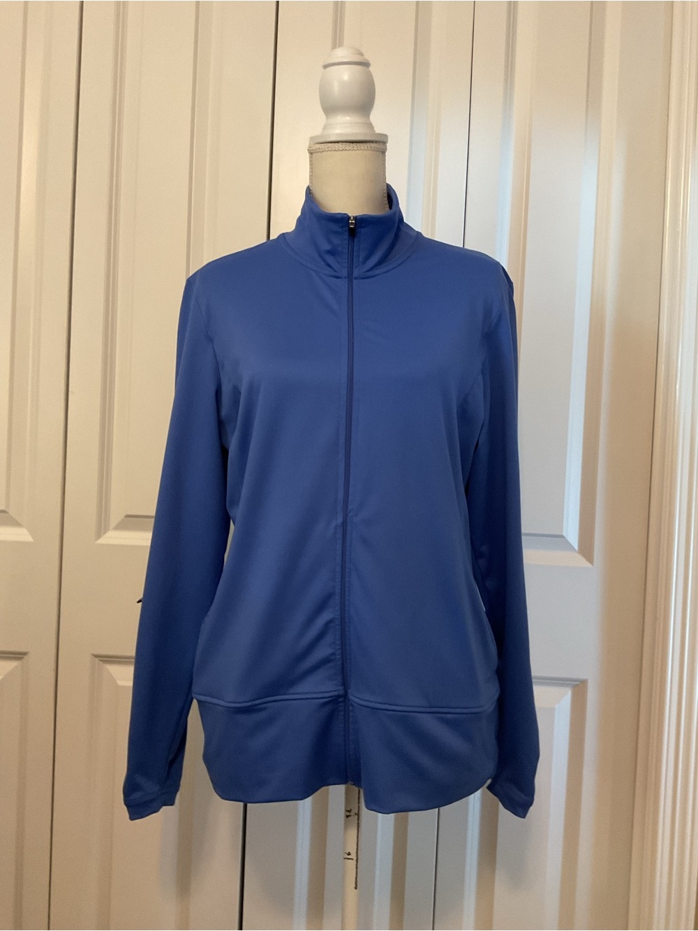 Champion Performance Women's Athletic Mock Neck Full Zip Jacket Size XL EUC